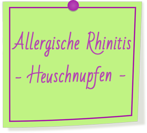 allergische Rhinitis
